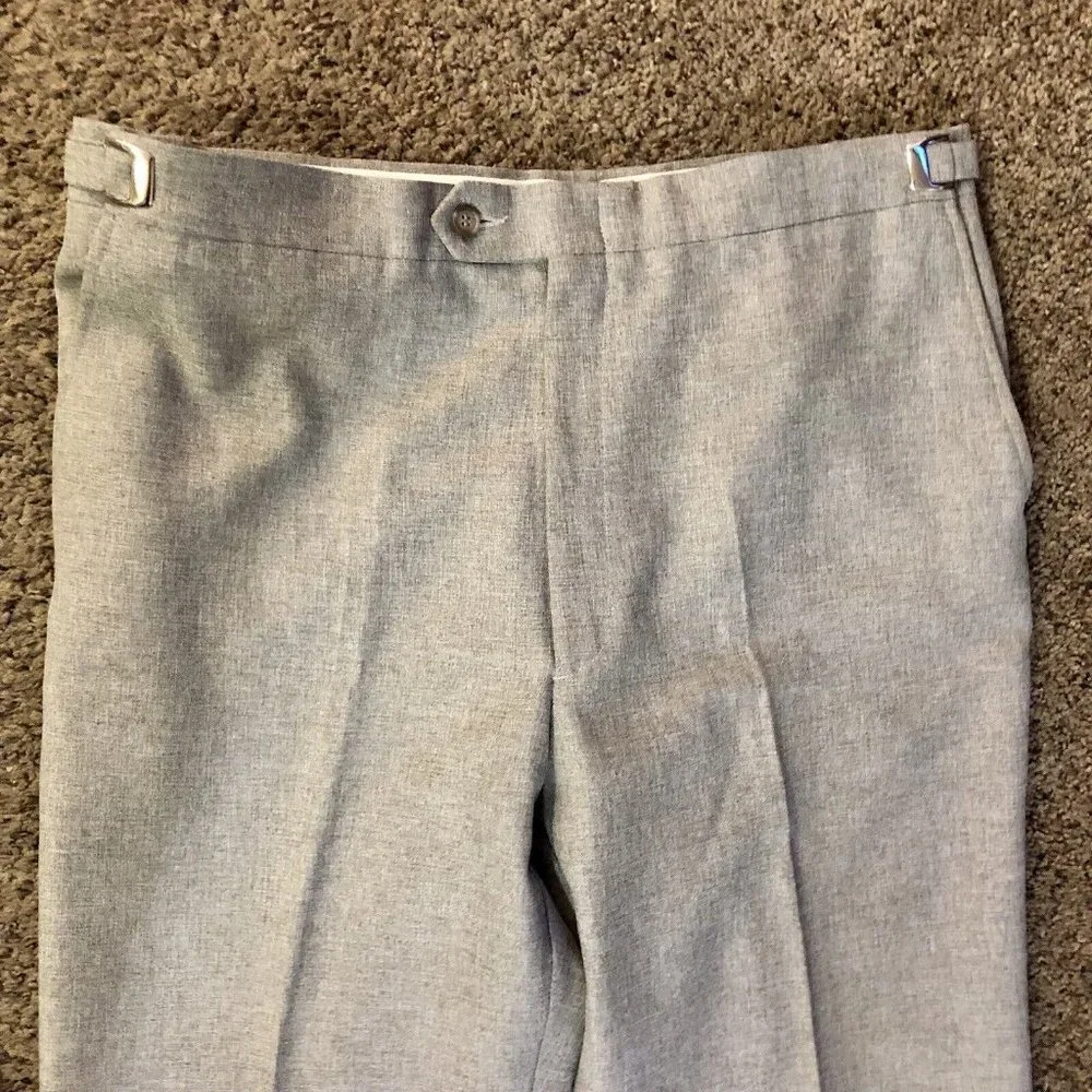 Vintage Dress Pants Mens 38R Used Brown Blend Textured - Picture 5 of 11